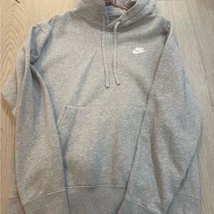 Nike Men's Light Gray Hoodie